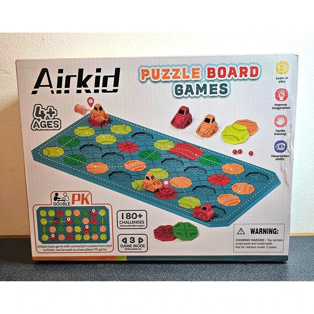 Airkid Puzzle‎ Board Game STEM Educational Toy 180+ Challenges C2203 Ages 4+ NEW